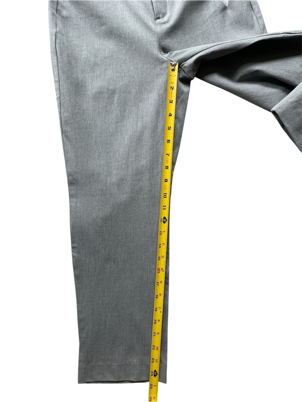 Old Navy Light Gray High Rise Straight Pixie Pants NWT Size 2 Petite - Picture 4 of 7